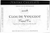 Jerome Chezeaux - Clos de Vougeot Grand Cru 2009 (750ml) (750ml)